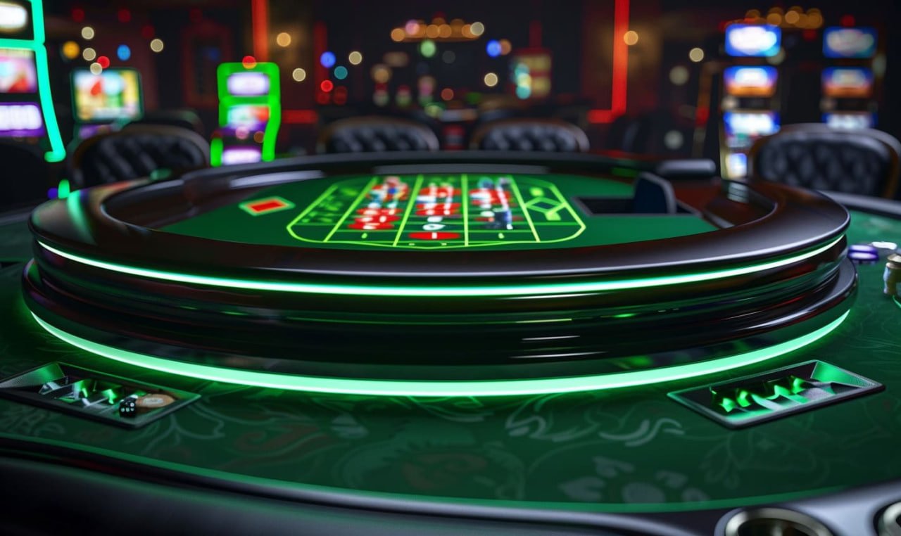 Antarmuka Gaple Online di ufo 777 menampilkan kartu domino dan meja permainan